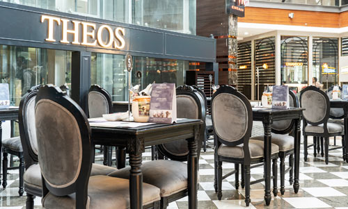 Theos, Sangam Courtyard, Delhi